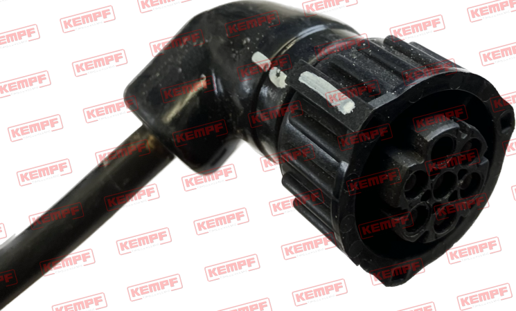 115674 Kempf Kabel f. Doppelfunktionsleuchte Ermax, 6 pol., 3m